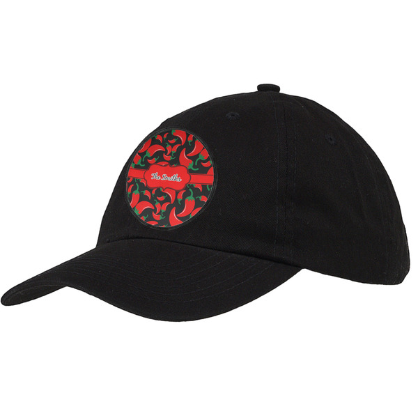 Custom Chili Peppers Baseball Cap - Black (Personalized)