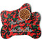 Chili Peppers Bone Shaped Dog Mats - MAIN