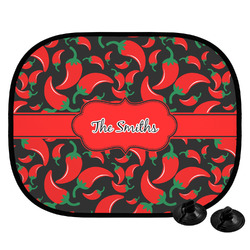 Chili Peppers Car Side Window Sun Shade (Personalized)
