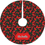 Chili Peppers Tree Skirt (Personalized)