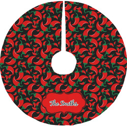 Chili Peppers Tree Skirt (Personalized)