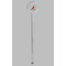 Chili Peppers Clear Plastic 7" Stir Stick - Round - Single Stick