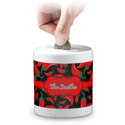Chili Peppers Coin Bank (Personalized)