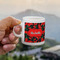 Chili Peppers Espresso Cup - 3oz LIFESTYLE (new hand)