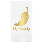 Chili Peppers Guest Napkins - Foil Stamped (Personalized)