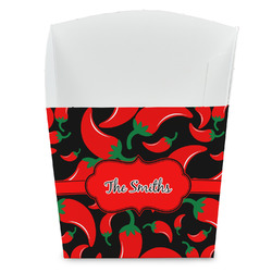 Chili Peppers French Fry Favor Boxes (Personalized)