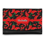 Chili Peppers Genuine Leather Women's Wallet - Small (Personalized)