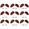 Chili Peppers Golf Club Covers - APPROVAL (set of 9)