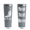 Chili Peppers Grey RTIC Everyday Tumbler - 28 oz. - Front and Back