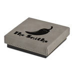 Chili Peppers Jewelry Gift Box - Engraved Leather Lid (Personalized)