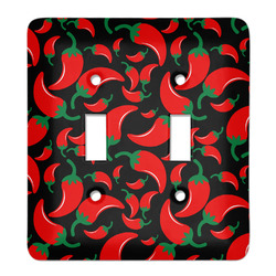 Chili Peppers Light Switch Cover (2 Toggle Plate)