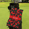 Chili Peppers Microfiber Golf Towels - Small - LIFESTYLE