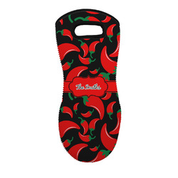 Chili Peppers Neoprene Oven Mitt - Single w/ Name or Text
