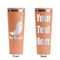 Chili Peppers Peach RTIC Everyday Tumbler - 28 oz. - Front and Back