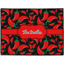 Chili Peppers Door Mat - 24"x18" (Personalized)