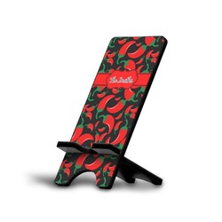 Chili Peppers Cell Phone Stand (Small) (Personalized)