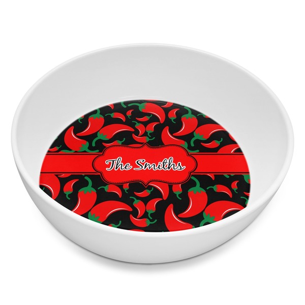 Custom Chili Peppers Melamine Bowl - 8 oz (Personalized)