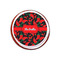 Chili Peppers Printed Icing Circle - XSmall - On Cookie