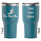 Chili Peppers RTIC Tumbler - Dark Teal - Double Sided - Front & Back