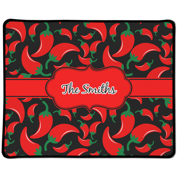 Custom Chili Peppers Large Gaming Mouse Pad - 12.5" x 10" (Personalized)