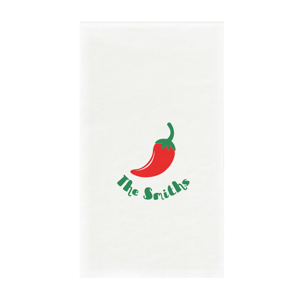 Custom Chili Peppers Guest Paper Towels - Full Color - Standard (Personalized)