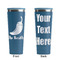 Chili Peppers Steel Blue RTIC Everyday Tumbler - 28 oz. - Front and Back