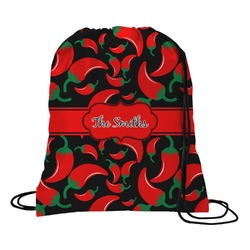 Chili Peppers Drawstring Backpack - Small (Personalized)