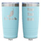 Chili Peppers Teal Polar Camel Tumbler - 20oz -Double Sided - Approval