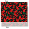 Chili Peppers Tissue Paper - Heavyweight - Medium - Front & Back