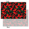 Chili Peppers Tissue Paper - Heavyweight - Small - Front & Back