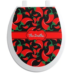 Chili Peppers Toilet Seat Decal (Personalized)