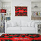 Chili Peppers Wall Hanging Tapestry - IN CONTEXT