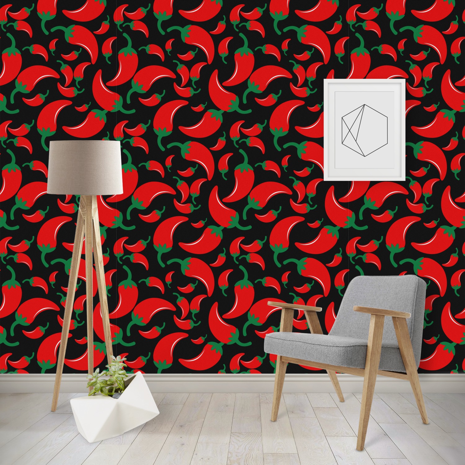 Color Chili Pepper Wallpaper On Isolated Background , White , Red , Black ,  Green , Blue Stock Photo, Picture and Royalty Free Image. Image 79563940.