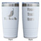 Chili Peppers White Polar Camel Tumbler - 20oz - Double Sided - Approval