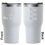 Chili Peppers RTIC Tumbler - White - Engraved Front & Back (Personalized)