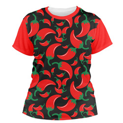 Chili Peppers Women's Crew T-Shirt - 2X Large