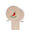 Chili Peppers Wooden 4" Food Pick - Round - Single Sided - Front & Back