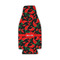 Chili Peppers Zipper Bottle Cooler - FRONT (flat)