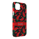 Chili Peppers iPhone Case - Plastic - iPhone 14 Pro Max (Personalized)