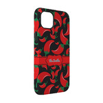 Chili Peppers iPhone Case - Rubber Lined - iPhone 14 (Personalized)