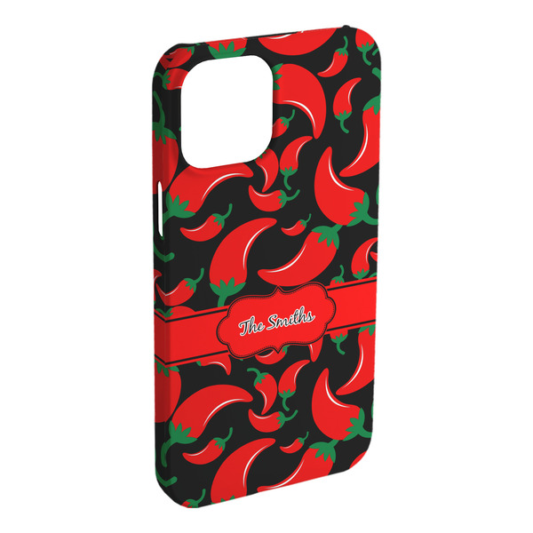 Custom Chili Peppers iPhone Case - Plastic - iPhone 15 Plus (Personalized)