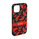 Chili Peppers iPhone Case - Rubber Lined - iPhone 15 Pro (Personalized)