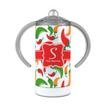 Colored Peppers 12 oz Stainless Steel Sippy Cup (Personalized)