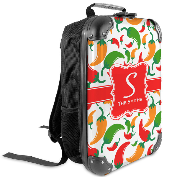 Custom Colored Peppers Kids Hard Shell Backpack (Personalized)