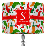 Colored Peppers 16" Drum Lamp Shade - Fabric (Personalized)