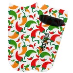 Colored Peppers Adult Ankle Socks
