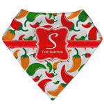 Colored Peppers Bandana Bib (Personalized)