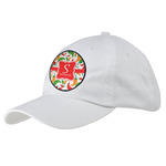 Colored Peppers Baseball Cap - White (Personalized)