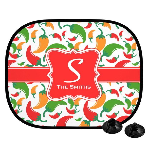 Custom Colored Peppers Car Side Window Sun Shade (Personalized)