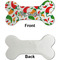 Colored Peppers Ceramic Flat Ornament - Bone Front & Back Single Print (APPROVAL)